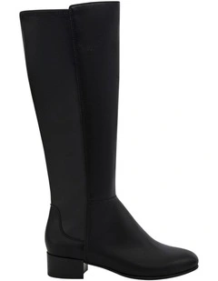 Falcon Boots in Black Leather