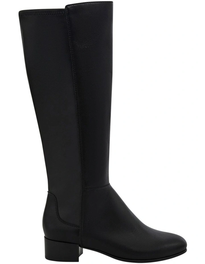 Falcon Boots in Black Leather image 1