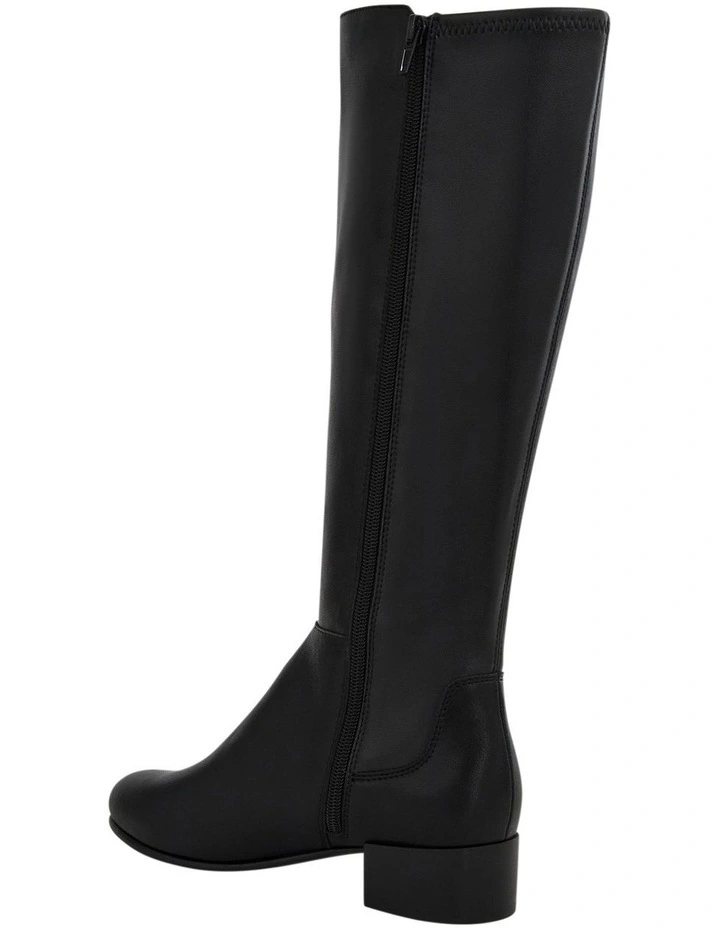 Falcon Boots in Black Leather image 3