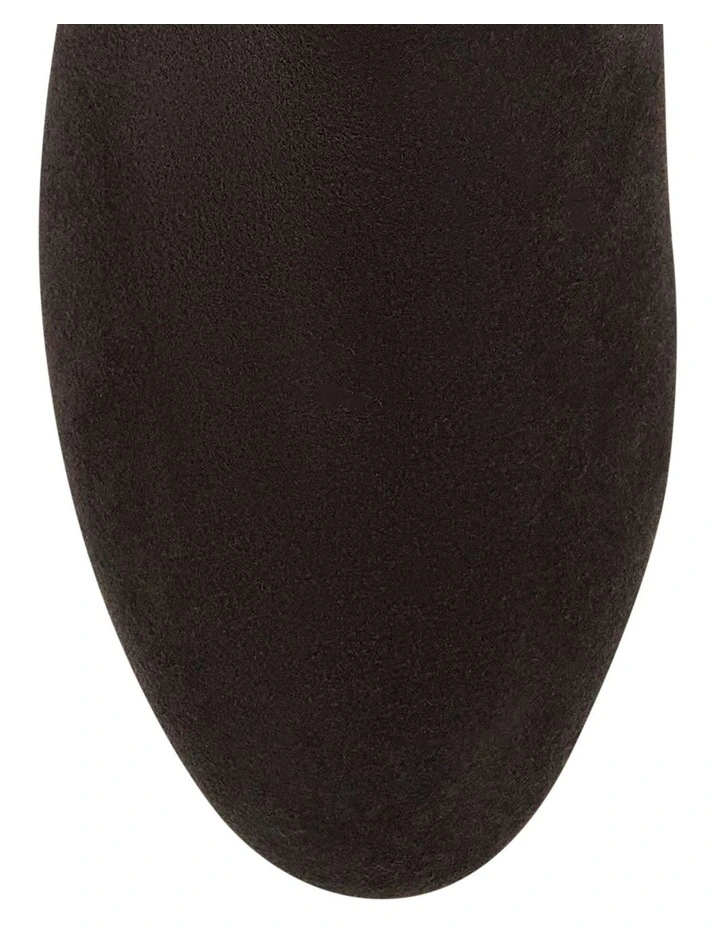 Falcon Knee Length Boots in Chocolate Suede image 4