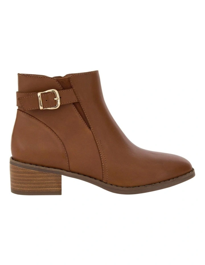 Cesar Ankle Boots in Mid Brown Leather image 1
