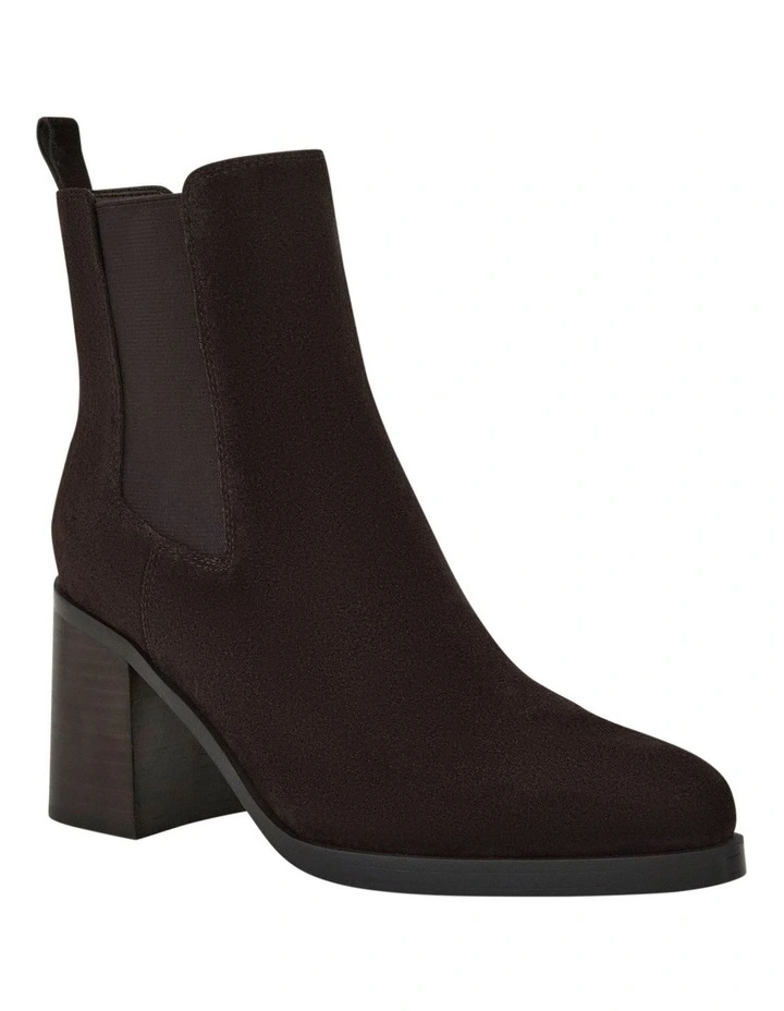Maddie Boots in Chocolate Suede image 2