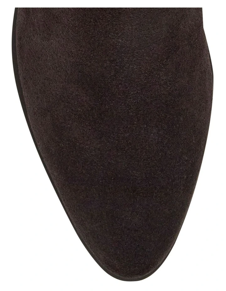 Maddie Boots in Chocolate Suede image 4