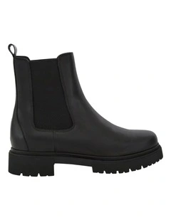 Freya Boots in Black Leather