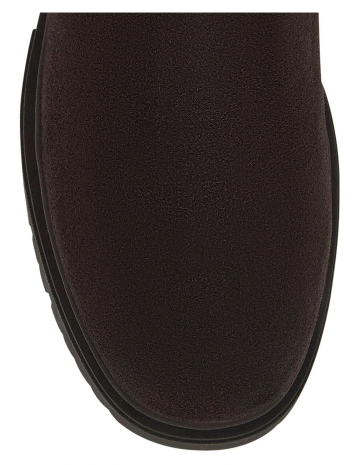 Freya Boots in Chocolate Suede image 4