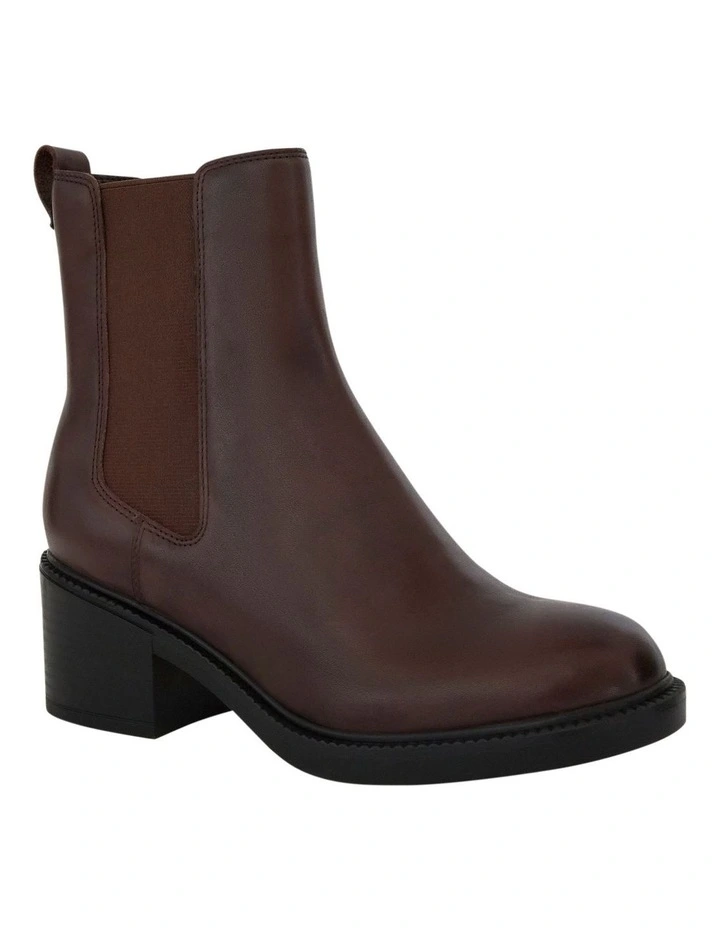 Priya Boots in Chocolate Leather image 2