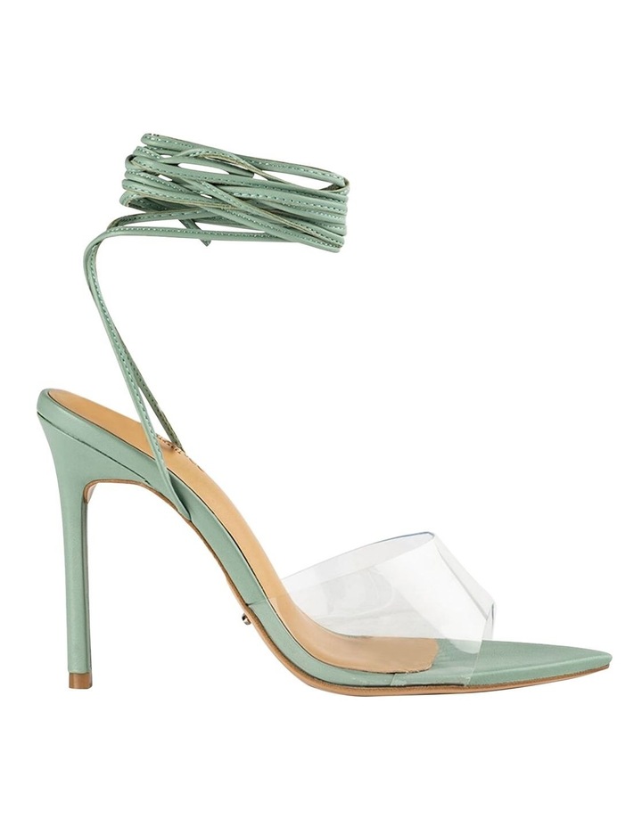 3 strap clear heels