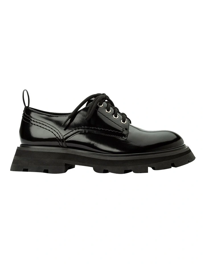 Austin Black Hi Shine Flats image 1