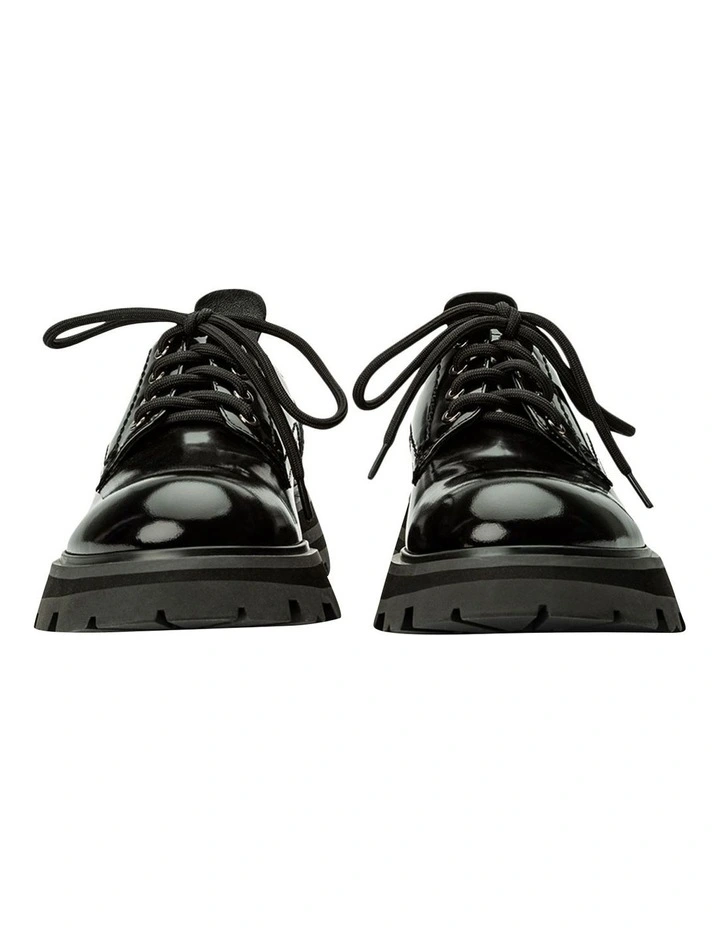Austin Black Hi Shine Flats image 2