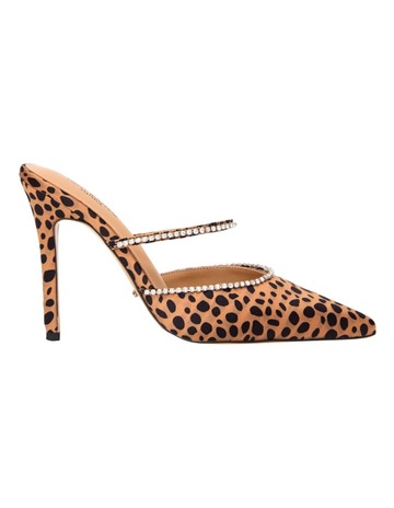 leopard print small heels