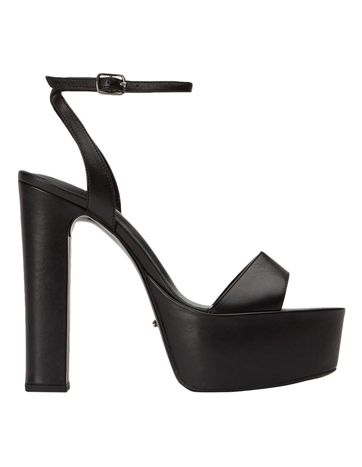 black small platform sandals