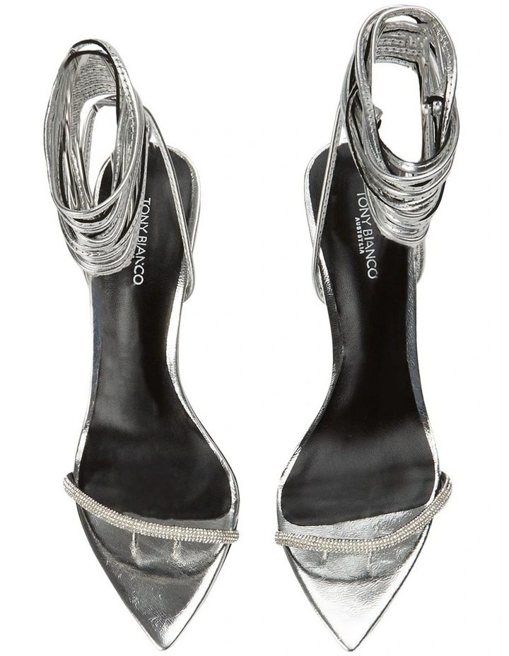 Tony Bianco Makai Heels In Silver Foil | MYER