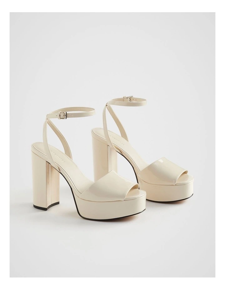 Paige Platform Heel in Stone image 3