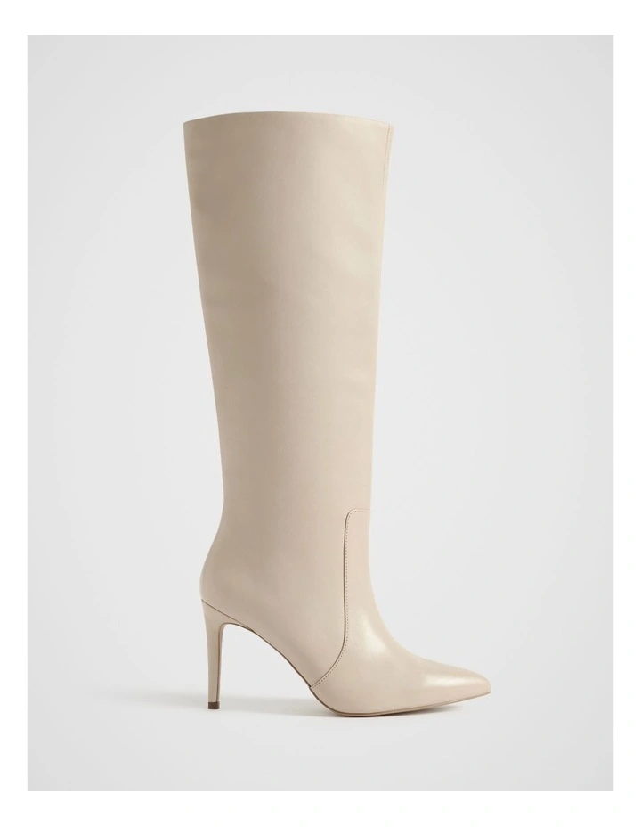 Shae High Leg Boot in Vanilla image 1