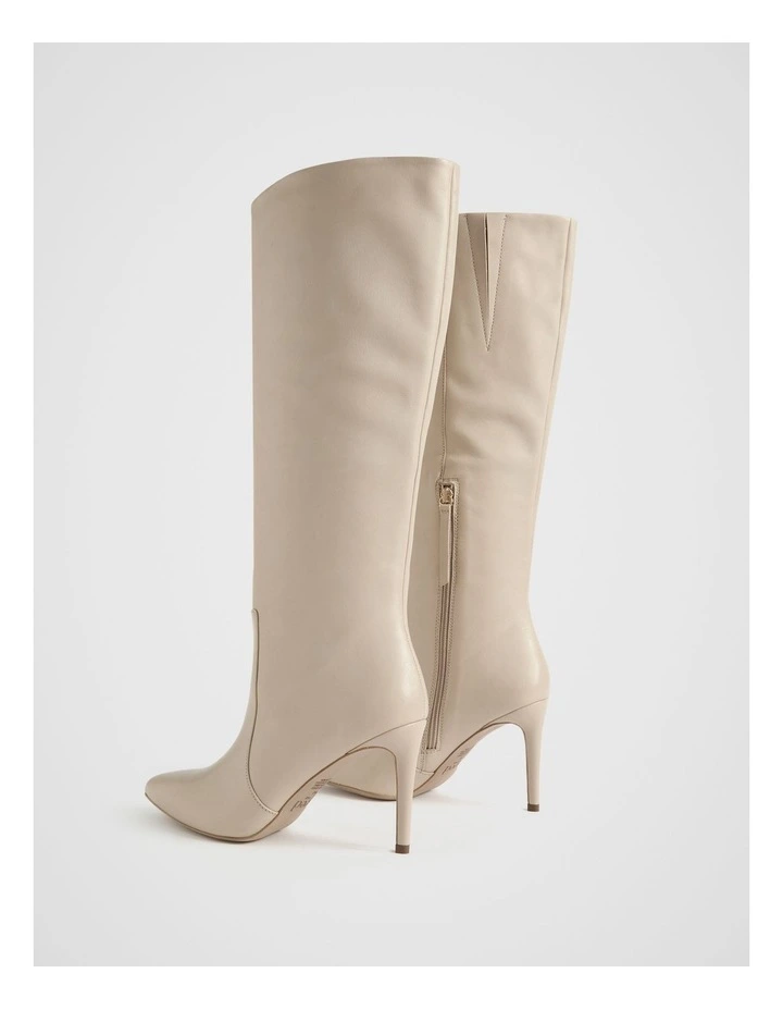 Shae High Leg Boot in Vanilla image 5