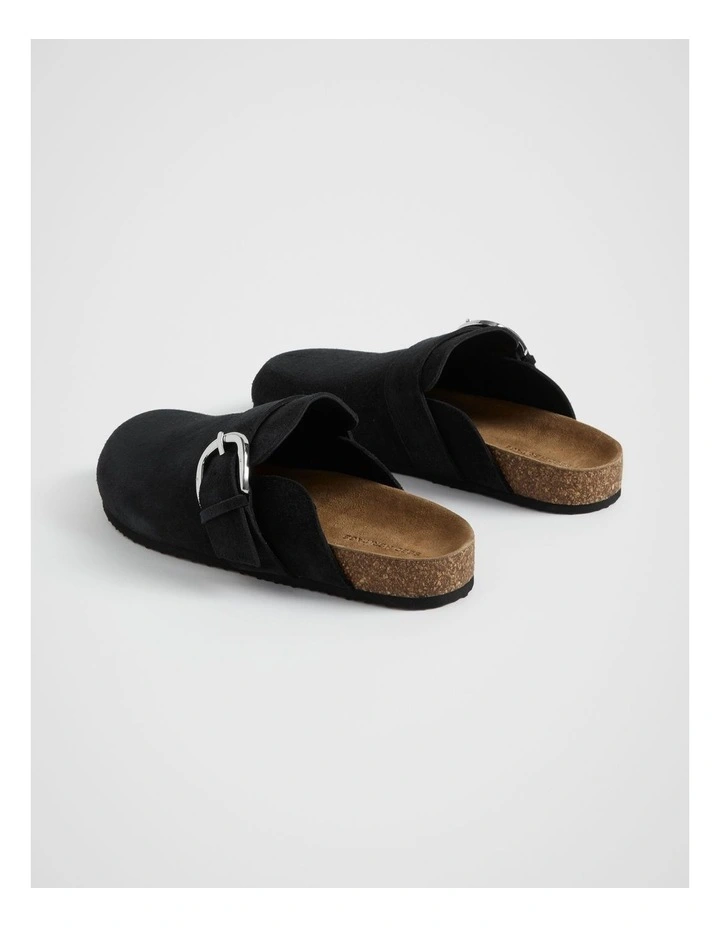 Claudia Mule in Black Suede image 4