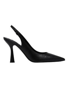 Righty Slingback Heel in Black