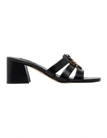 Gipper Heeled Sandal in Black