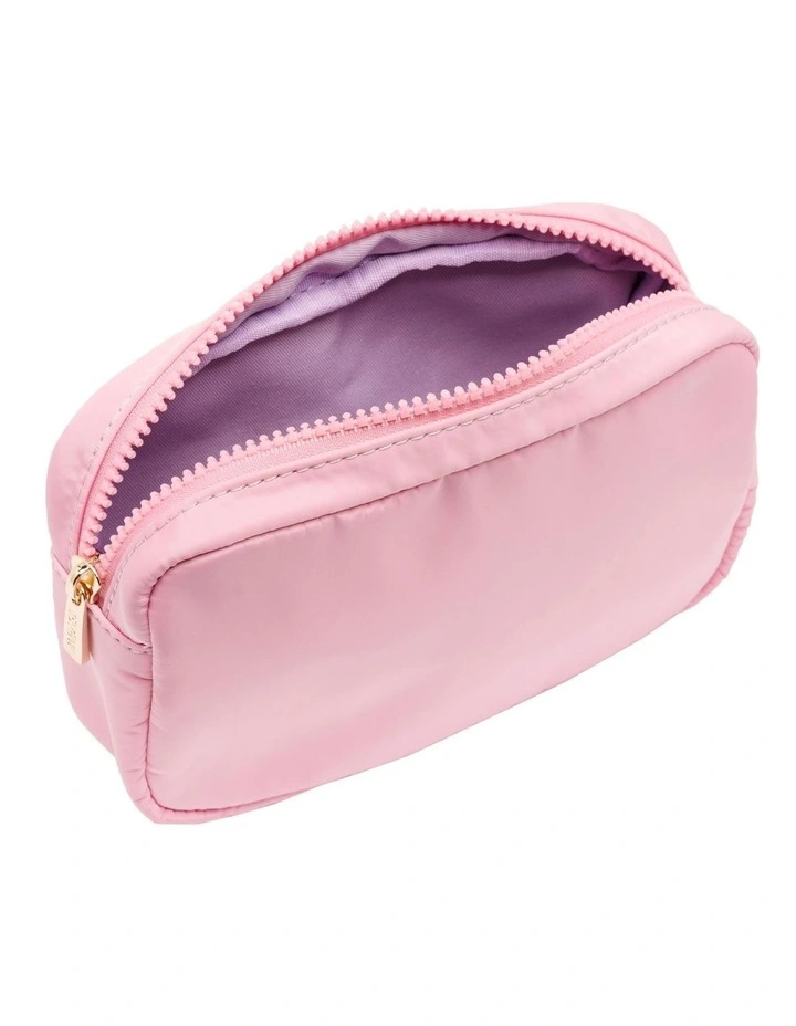 Small Cosmetic Bag in Pink image 2
