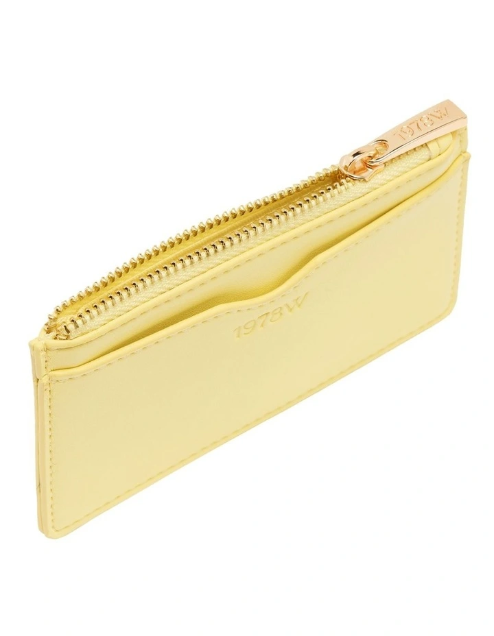 Card Wallet in Yellow image 2