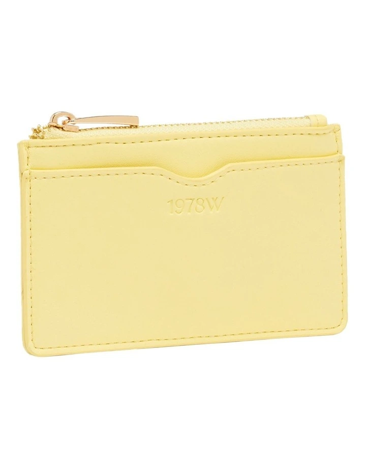 Card Wallet in Yellow image 3