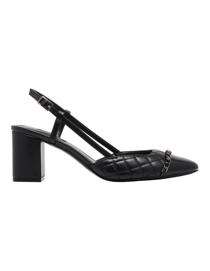 Uround Slingback Pump in Black image 1