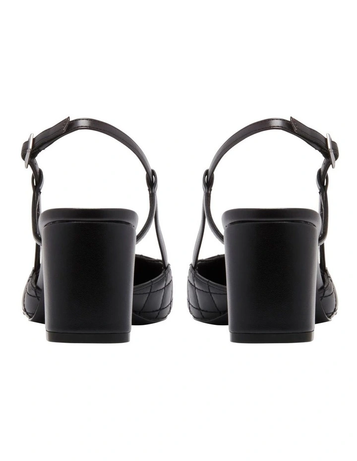 Uround Slingback Pump in Black image 4