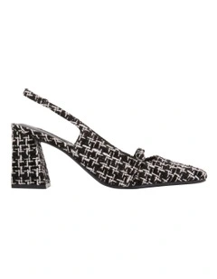 Ellon Pump in Black/White