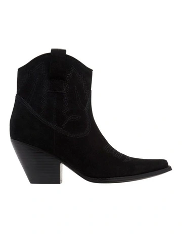 Nallas Western Cowboy Boot in Black