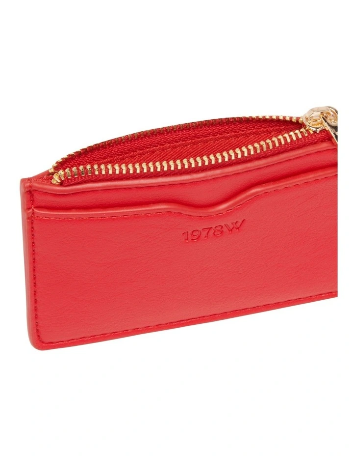 1978W Card Wallet In Red MYER