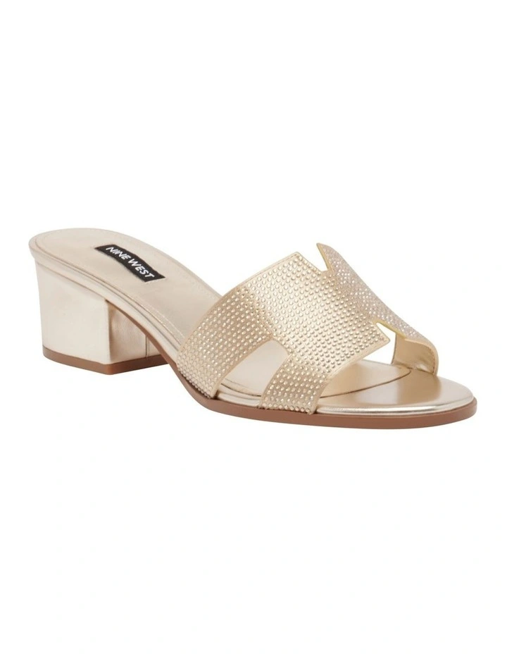 Aubrey Sandal in Gold image 2