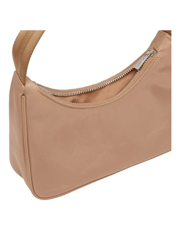 Mini Shoulder Bag in Tan image 3