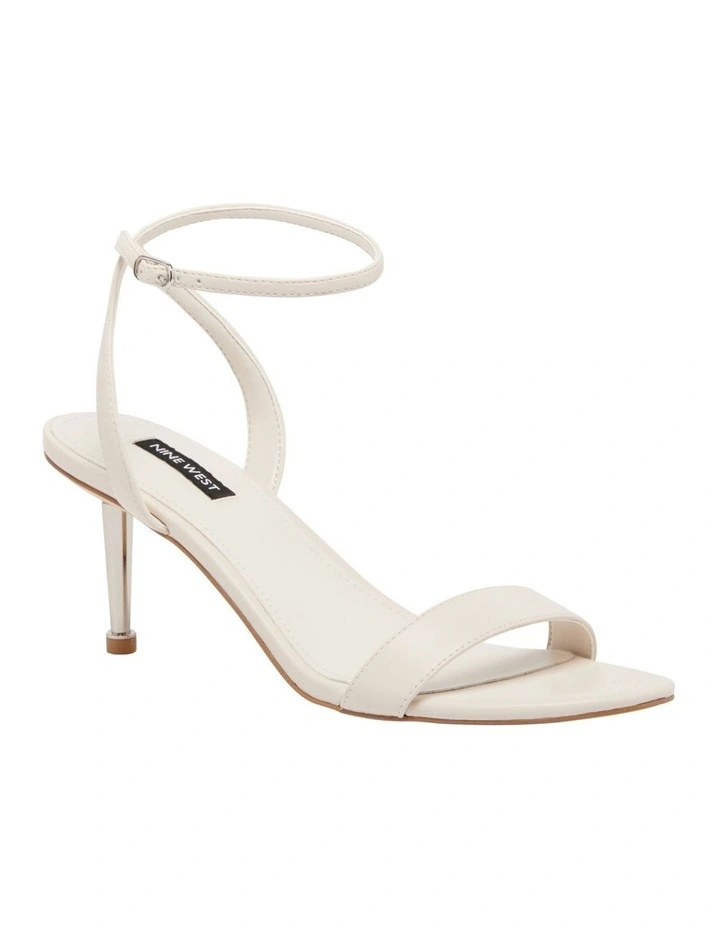 Anny Heeled Sandals in Ivory image 2