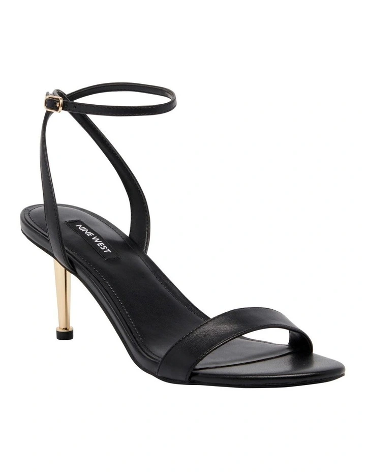 Anny Heeled Sandal in Black image 2