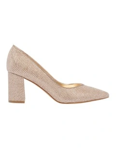 Cate Pump in Gold