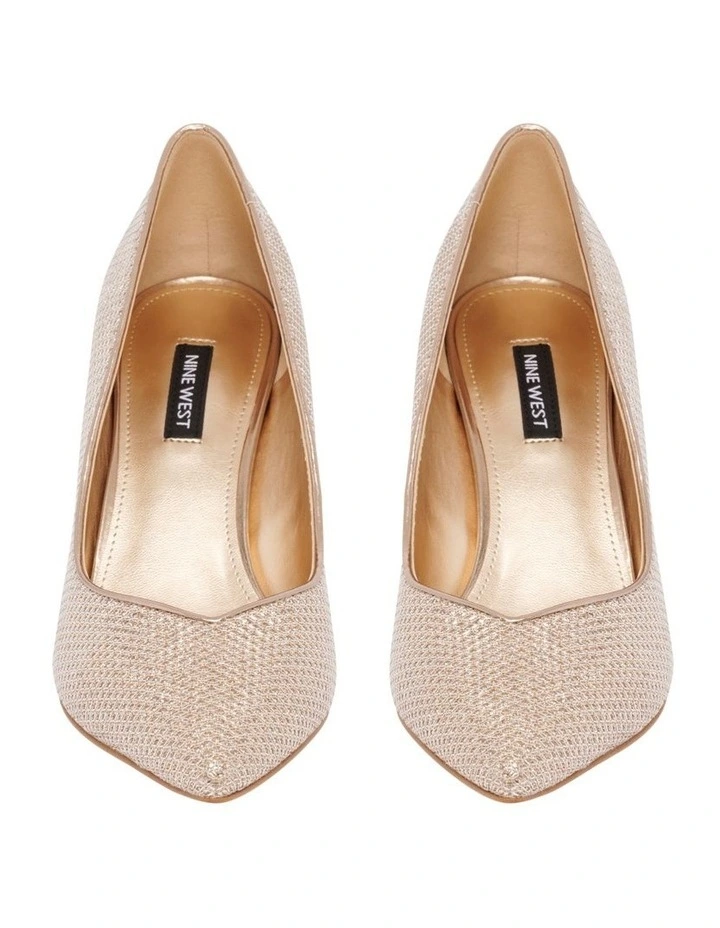 Cate Pump in Gold image 3