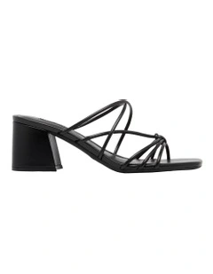 Gainer Heeled Sandal in Black
