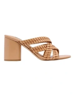 Wenea Heeled Sandal in Natural