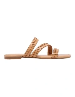 Quinlea Flat Sandal in Natural