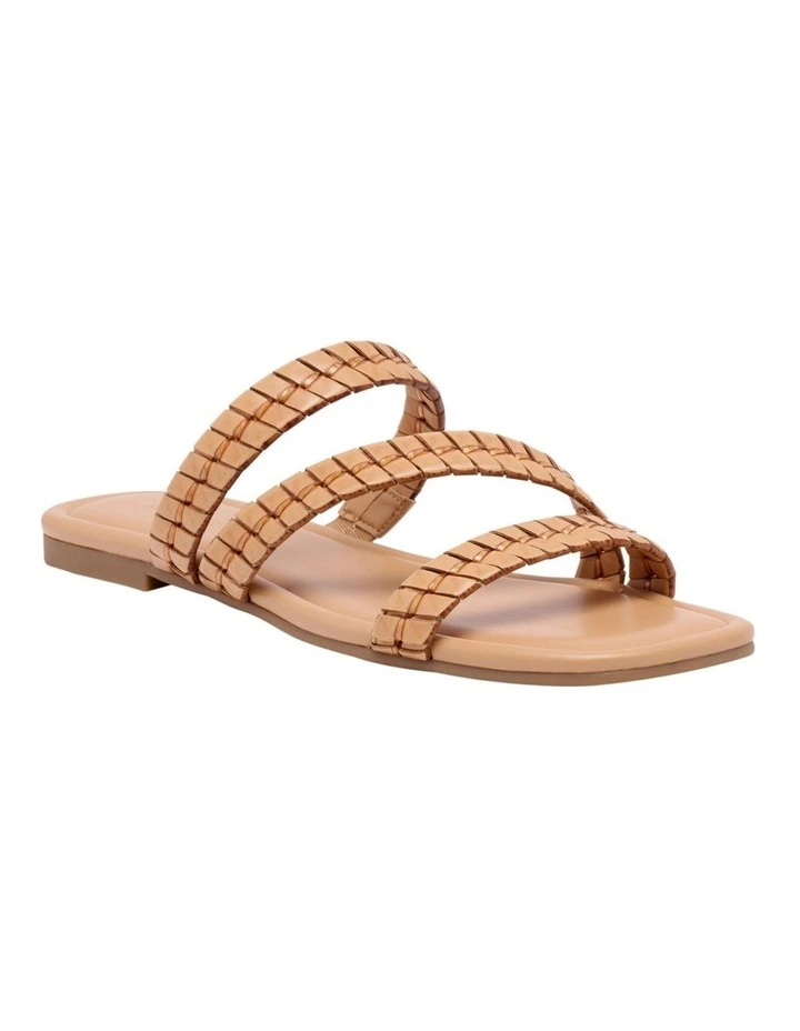 Quinlea Flat Sandal in Natural image 2
