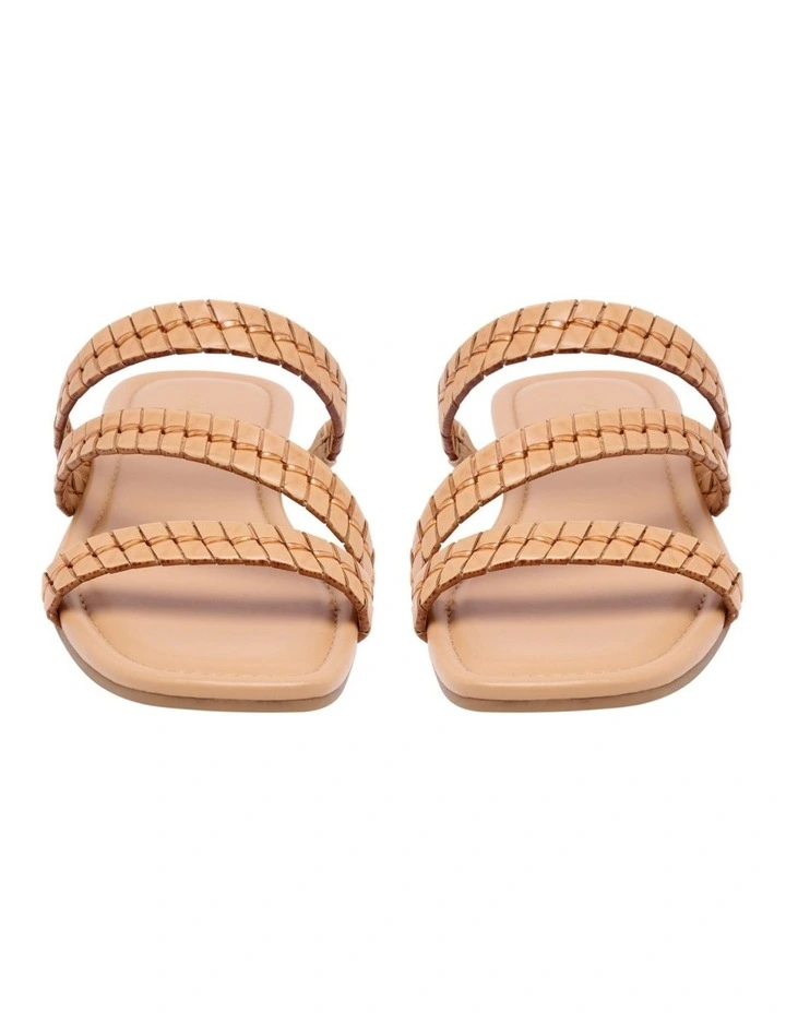 Quinlea Flat Sandal in Natural image 3