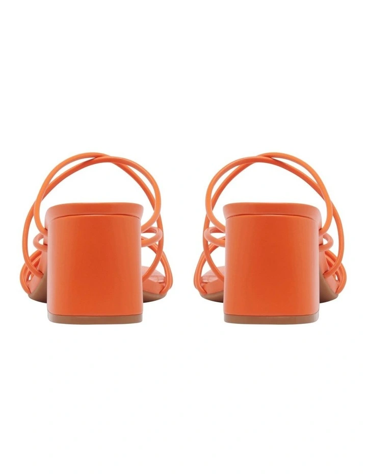 Gainer Heeled Sandal in Orange image 4