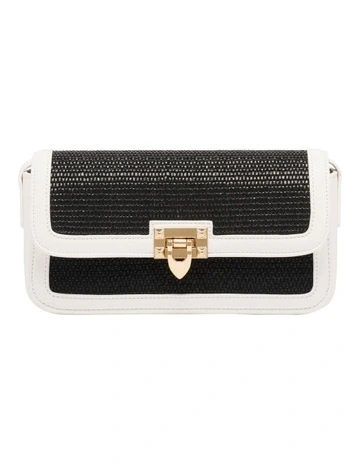 Two-Tone Border Bag in Black