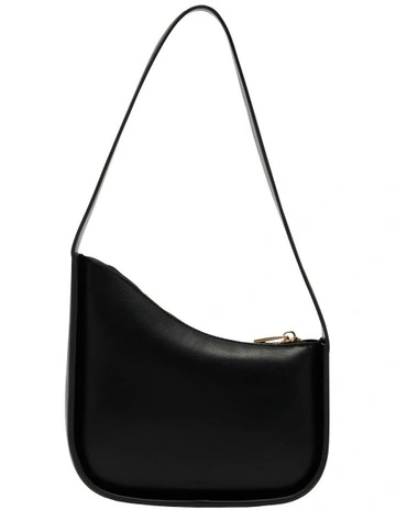 Asymmetrical Shoulder Bag in Black