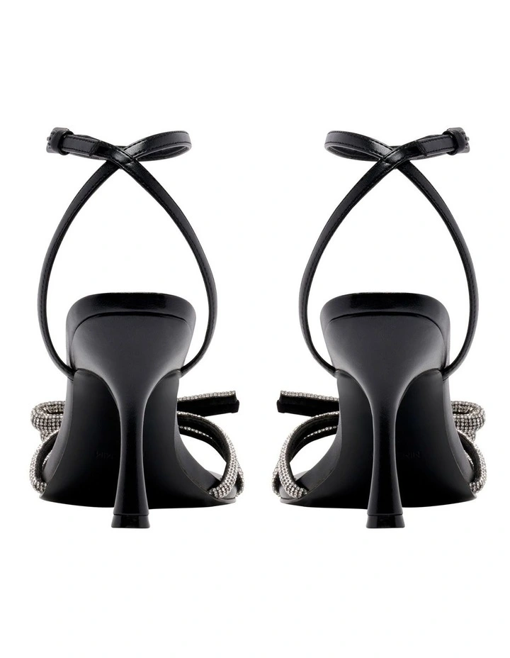 Ivid Heeled Sandal in Black image 4
