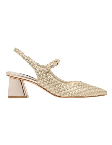 Lobas Slingback Pump in Gold