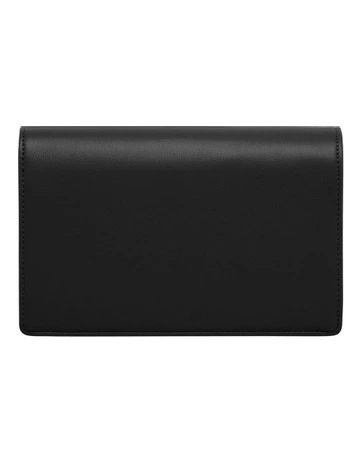 Chain Wallet Crossbody Bag in Black
