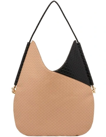 Two Tone Tote in Natural