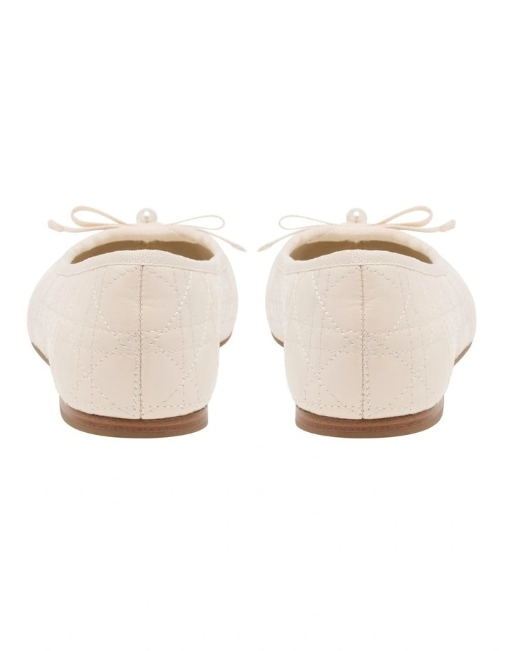 Plas Ballet Flat in Ivory image 3
