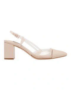 Unda Slingback Pump in Ivory